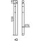 Safety barriers | to go with post item no. 478B | Fixed post & Frame element | Fixed poststeel tube � 76 mm, part-no. 478Bwith ball head, hot-dip galvanized and coatedRAL 7016, total length approx. 1300 mmMiddle post with 4 connecting clips